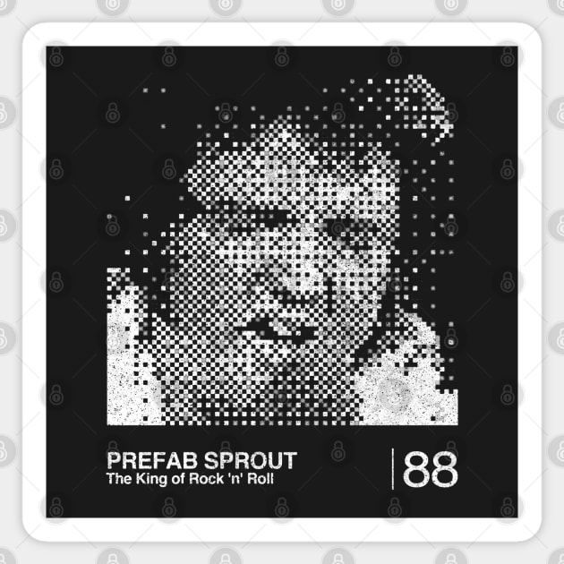 Prefab Sprout / Minimalist Graphic Fan Artwork Design Sticker by saudade